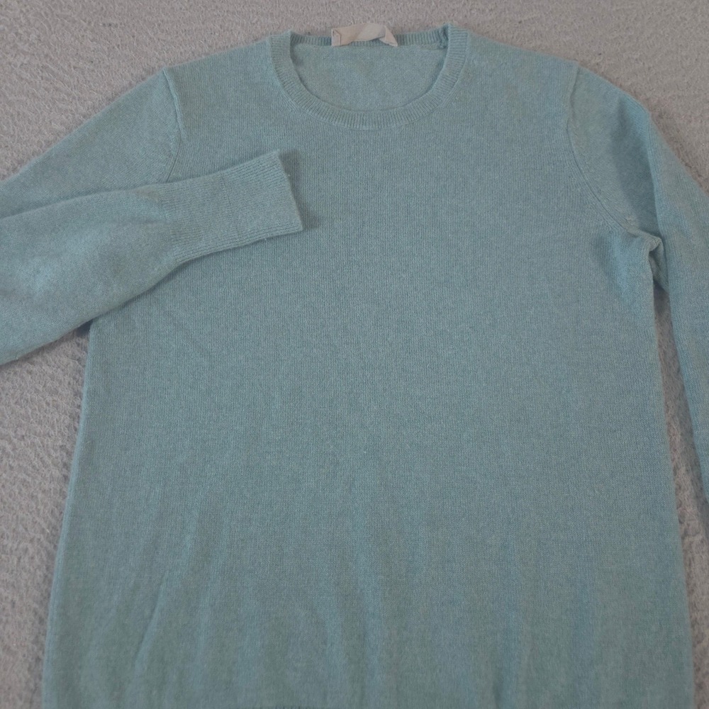 Everlane Sweater Womens Small Blue The Cashmere Crew Long Sleeve Classic Office